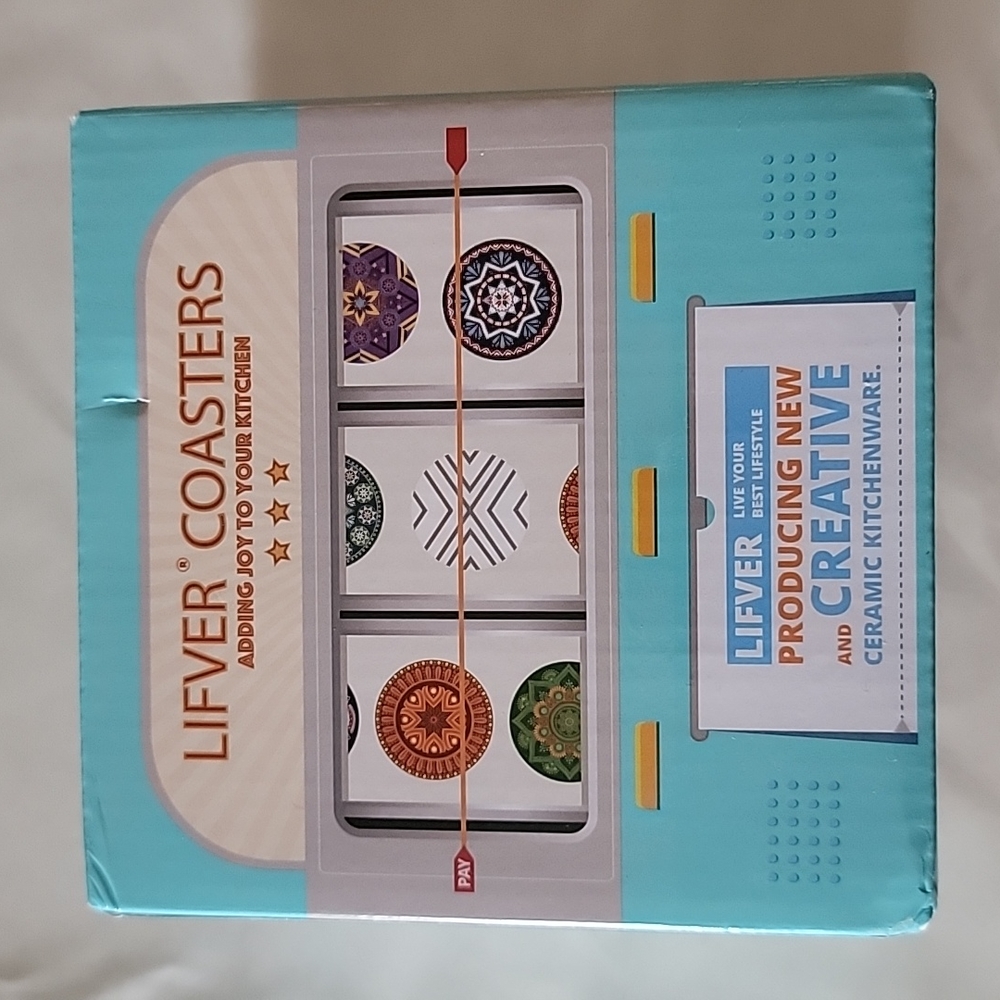 Ceramic coasters